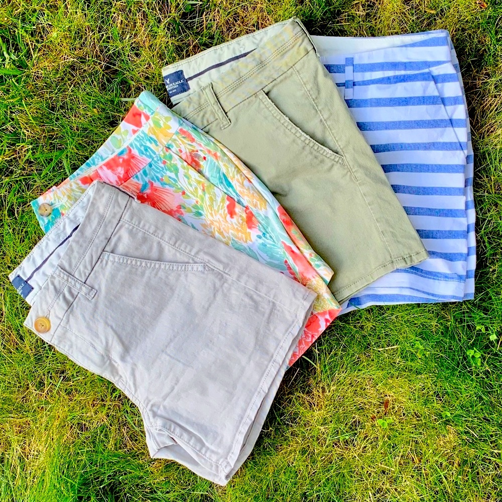 ☃️ 4PR AMERICAN EAGLE + SHORTS EUC 6